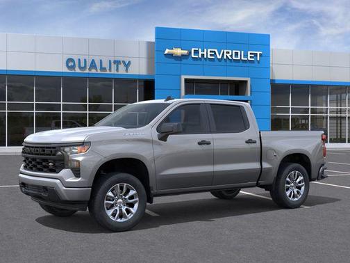 Sterling Gray Metallic 2026 Chevrolet Silverado 1500 Custom