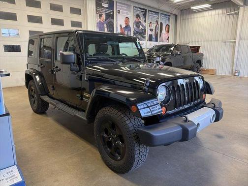 Black Clearcoat 2012 Jeep Wrangler Unlimited Sahara