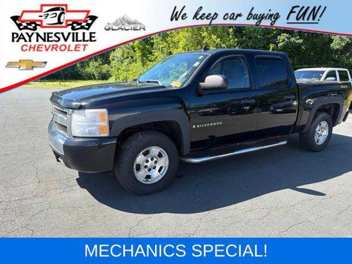 Black 2008 Chevrolet Silverado 1500 LT1 Crew Cab