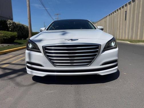 Casablanca White 2015 Hyundai Genesis 3.8