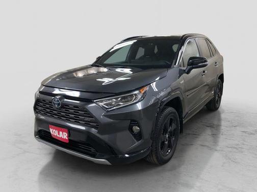 Magnetic Gray Metallic w/Midnight Black Roof 2020 Toyota RAV4 Hybrid SE