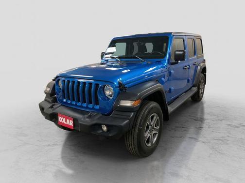 Hydro Blue Pearlcoat 2023 Jeep Wrangler Sport S
