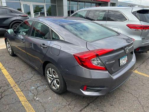 Modern Steel Metallic 2016 Honda Civic LX