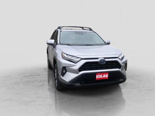 Silver Sky Metallic 2022 Toyota RAV4 Hybrid XLE Premium