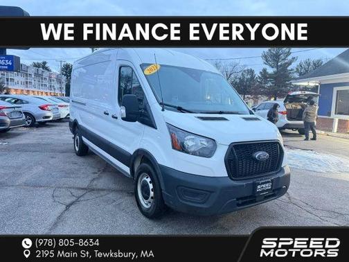 White 2021 Ford Transit-250 ROOF W/LWB