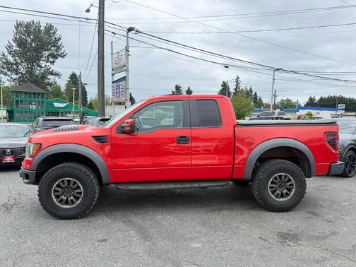Molten Orange Tri-Coat 2010 Ford F-150 SVT Raptor SuperCab