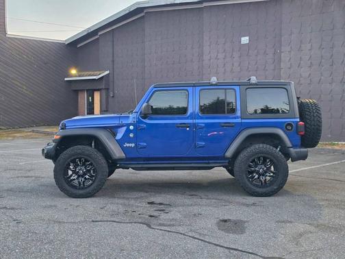 Ocean Blue Metallic Clearcoat 2020 Jeep Wrangler Unlimited Sport