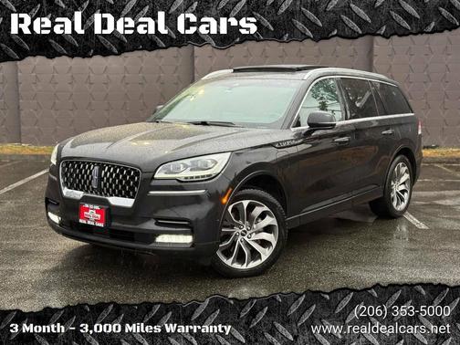 Infinite Black Metallic Clearcoat 2022 Lincoln Aviator Grand Touring AWD