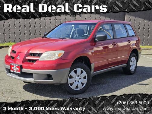 Red 2006 Mitsubishi Outlander LS