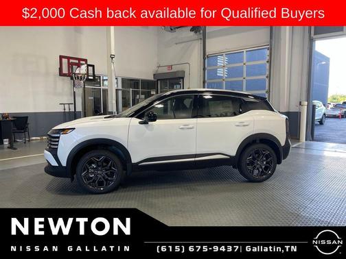 2t Wht Blk Roof 2026 Nissan Kicks SR