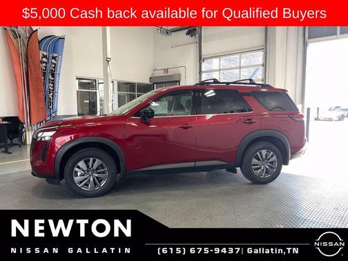 Scarlet Ember 2026 Nissan Pathfinder SV