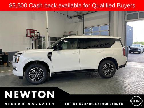 Aspen White Tricoat 2026 Nissan Armada SL