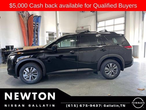 Black 2026 Nissan Pathfinder SV