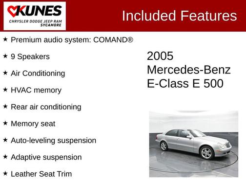 2005 Mercedes-Benz E-Class E 500