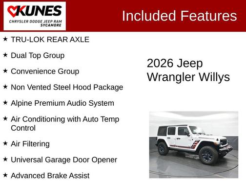 Bright White Clearcoat 2026 Jeep Wrangler Sport