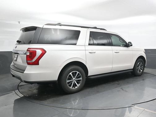 White Platinum Clearcoat Metallic 2019 Ford Expedition Max XLT