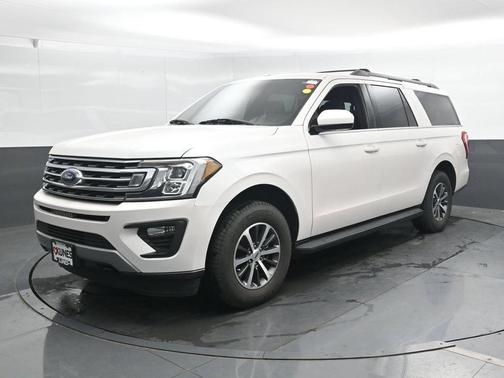 White Platinum Clearcoat Metallic 2019 Ford Expedition Max XLT