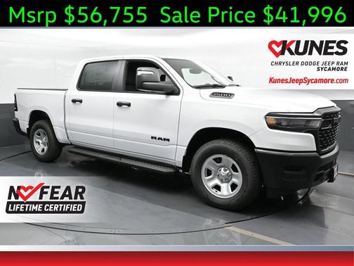 Bright White Clearcoat 2025 RAM 1500 Tradesman