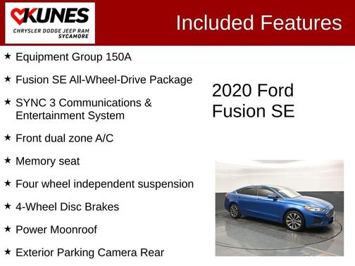 2020 Ford Fusion SE