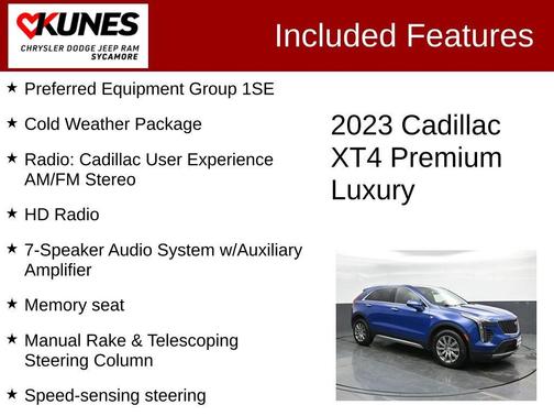 2023 Cadillac XT4 Premium Luxury