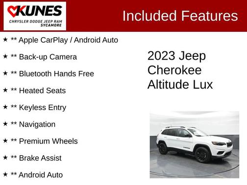 2023 Jeep Cherokee Altitude Lux