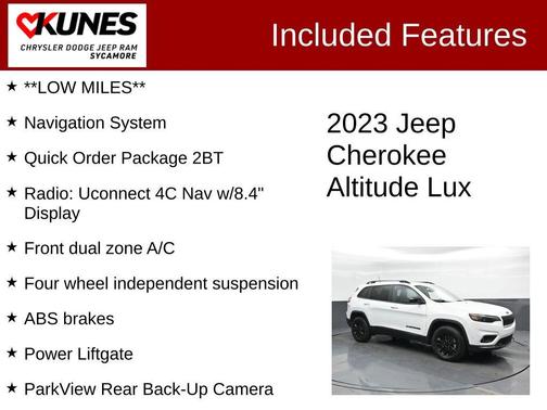 2023 Jeep Cherokee Altitude Lux