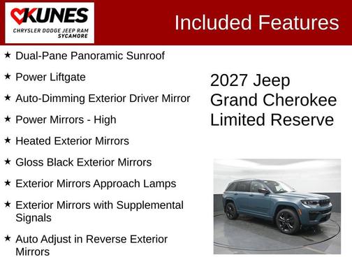 Steel Blue 2027 Jeep Grand Cherokee Limited