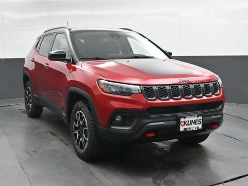 Red 2026 Jeep Compass Trailhawk