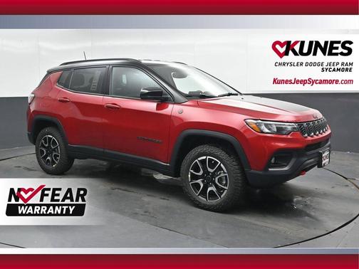 Red 2026 Jeep Compass Trailhawk