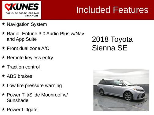 2018 Toyota Sienna SE