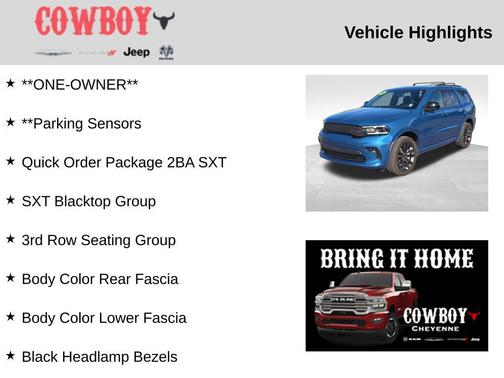 2024 Dodge Durango SXT AWD