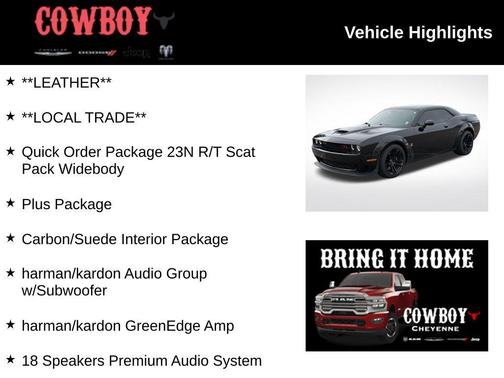 2023 Dodge Challenger R/T Scat Pack Widebody