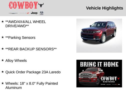 2023 Jeep Grand Cherokee L Laredo