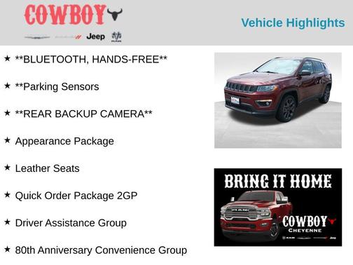 2021 Jeep Compass 80th Special Edition