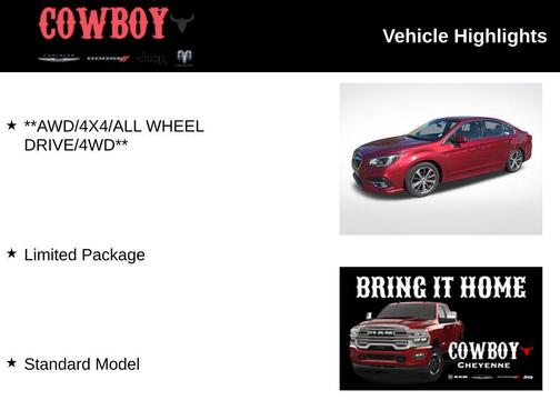 Crimson Red Pearl 2019 Subaru Legacy Limited