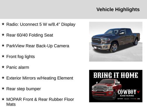 2025 RAM 1500 Big Horn/Lone Star