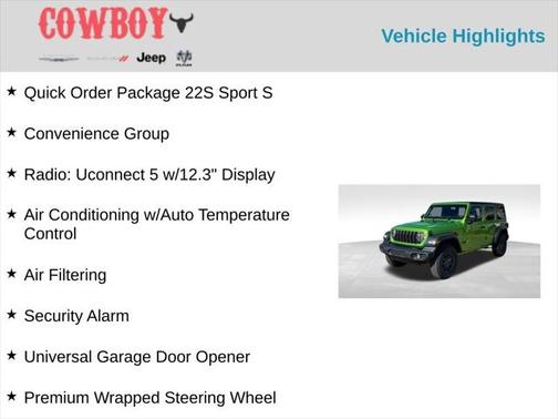 2025 Jeep Wrangler Sport S