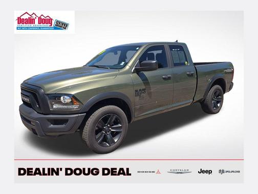 Olive Green Pearlcoat 2021 RAM 1500 Classic Warlock Quad Cab 4x4 6'4' Box
