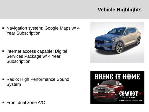 2025 Volvo XC40 B5 Core Bright Theme