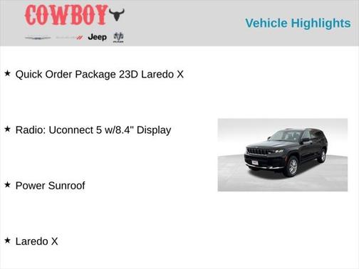 2025 Jeep Grand Cherokee L Laredo