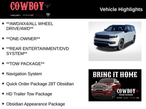 2024 Jeep Grand Wagoneer Series III Obsidian 4x4