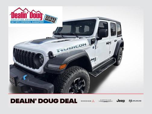 Bright White Clearcoat 2024 Jeep Wrangler 4xe Rubicon
