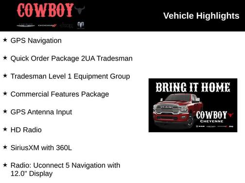 2026 RAM 2500 Tradesman Crew Cab 4x4 8' Box