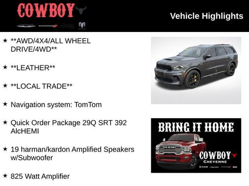 2024 Dodge Durango SRT 392 AlcHEMI AWD