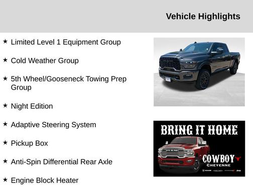 2025 RAM 2500 Limited Crew Cab 4x4 6'4' Box