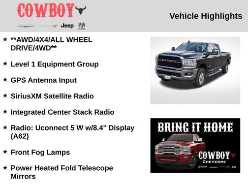 2024 RAM 2500 Big Horn Crew Cab 4x4 8' Box