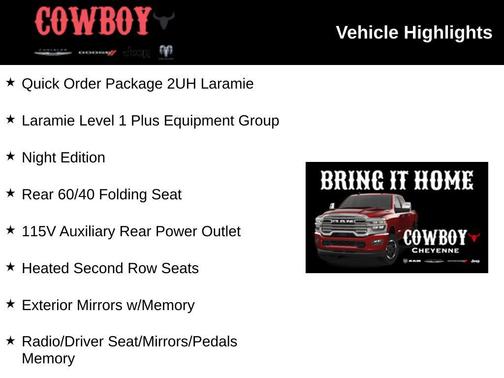 2026 RAM 2500 Laramie