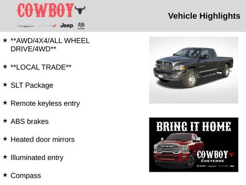 2004 Dodge Ram 3500 Laramie