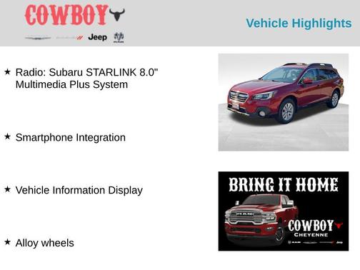 2019 Subaru Outback 2.5i Premium