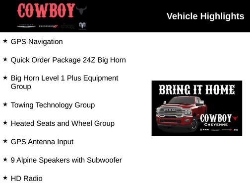 2026 RAM 3500 Big Horn Crew Cab 4x4 8' Box